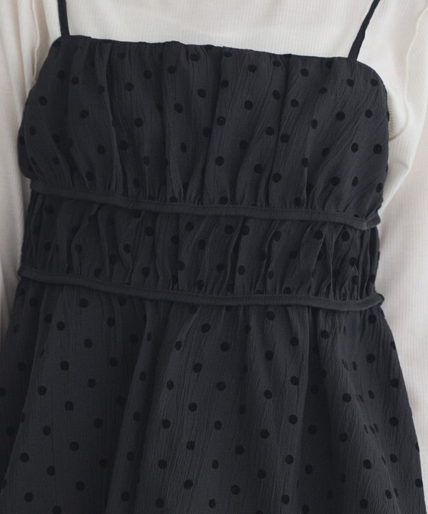 earth music&ecology ドットバルーンキャミチュニック Dot