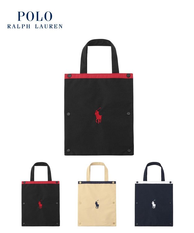 MOONBAT POLO RALPH LAUREN(ポロ ラルフローレン) 【C-zeroはっ水】傘袋 折りたたみ傘用 PP刺繍 吸水生地 ネイビーブルー