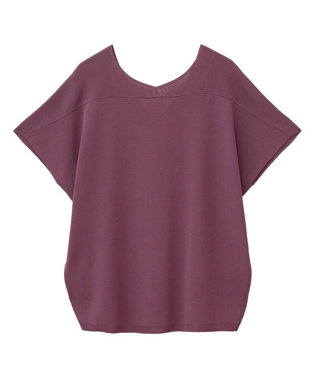 YECCA VECCA Vネックドルマンニット Camel