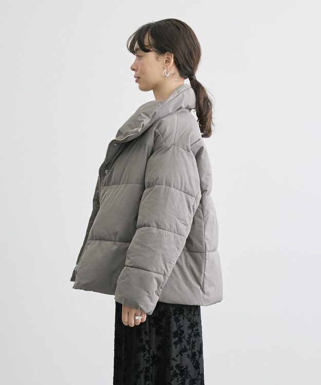 AMERICAN HOLIC リサイクル軽ポカ撥水加工スタンドショートコート Mocha