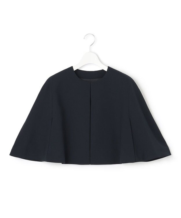 23区 L 【APPLAUDIR】バックサテンストレッチ ジャケット ネイビー系