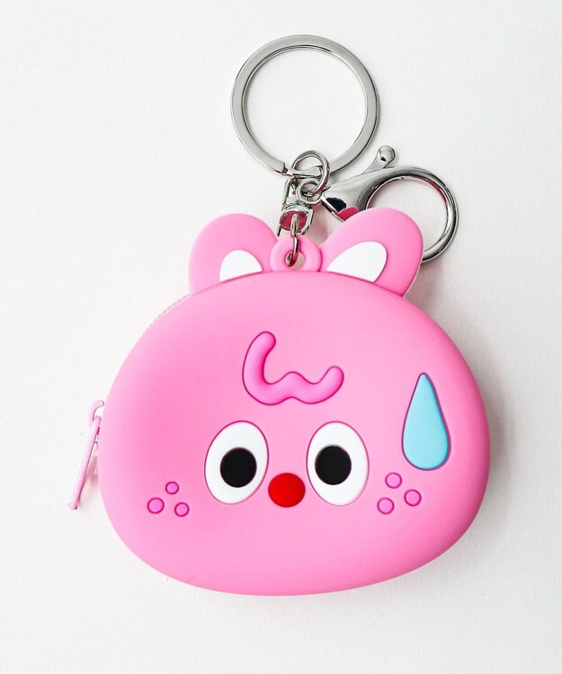 WEGO あせあせあにまるミニポーチ ピンク