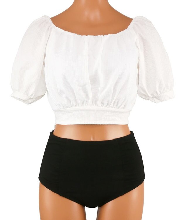 San-ai Resort（三愛水着楽園） WEB限定　3点セット水着　7号、9号、11号【BeachQueen(ビーチクイーン）】 ホワイト