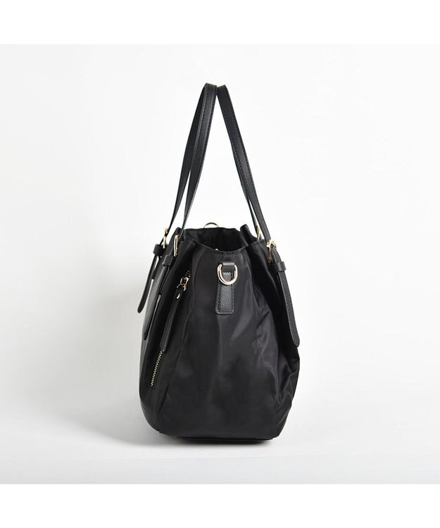 LA BAGAGERIE 【MONICA】ナイロン2WAYトートバッグ Sサイズ ブラック