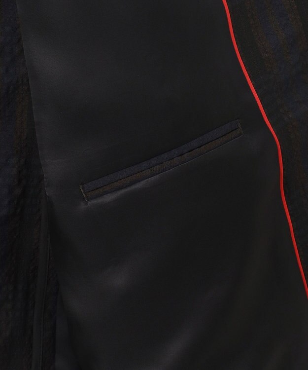 J.PRESS MEN J.PRESSアーカイヴパターン ダークチェックサッカー ジャケット ダークブラウン系4