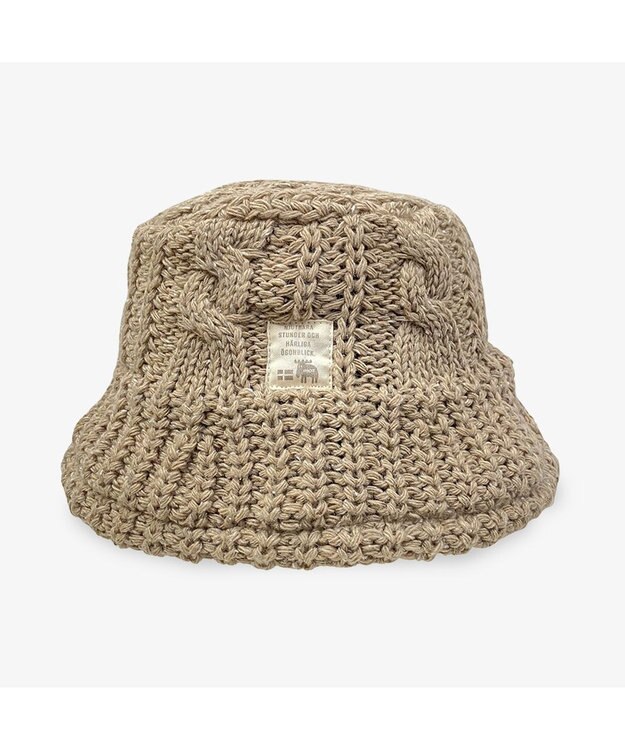 林八百吉商店 moz ニットバケットハット ブラウン