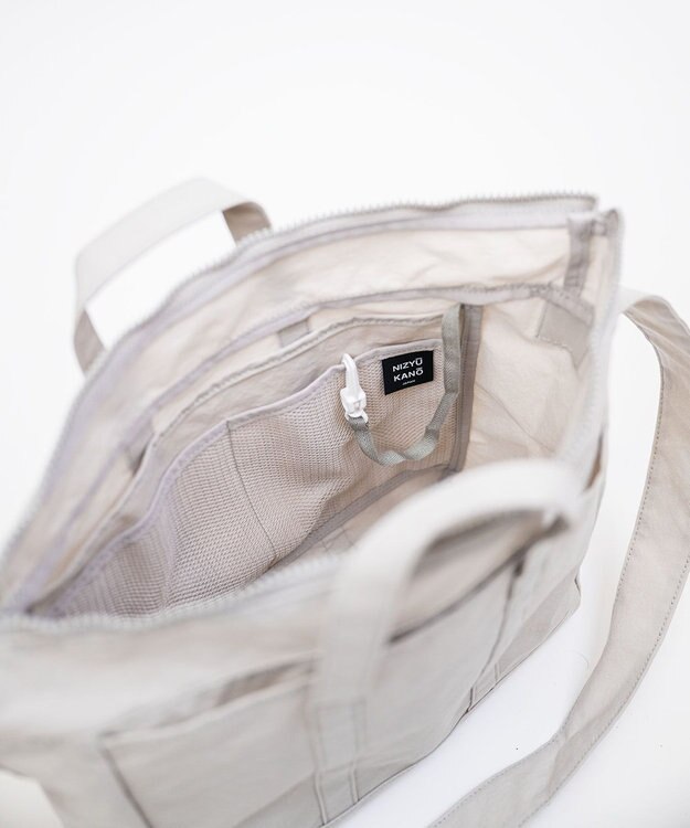 NIZYU KANO 【はまじコラボ】Airyトート Sサイズ ライトグレー