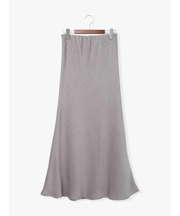 Te chichi ヴィンテージサテンナロースカート モカ