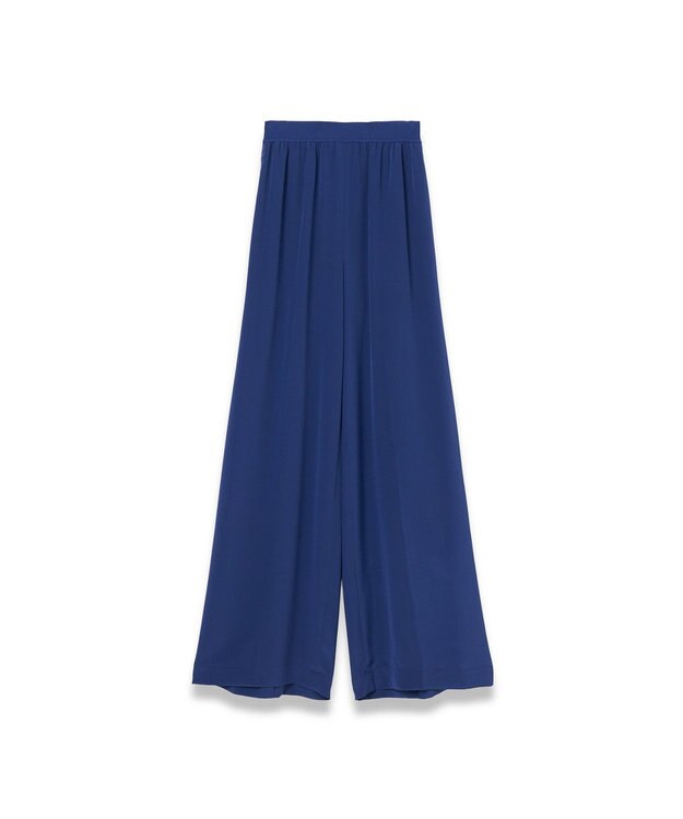 JOSEPH クレープ ド ソワ　トラウザーズ Cobalt