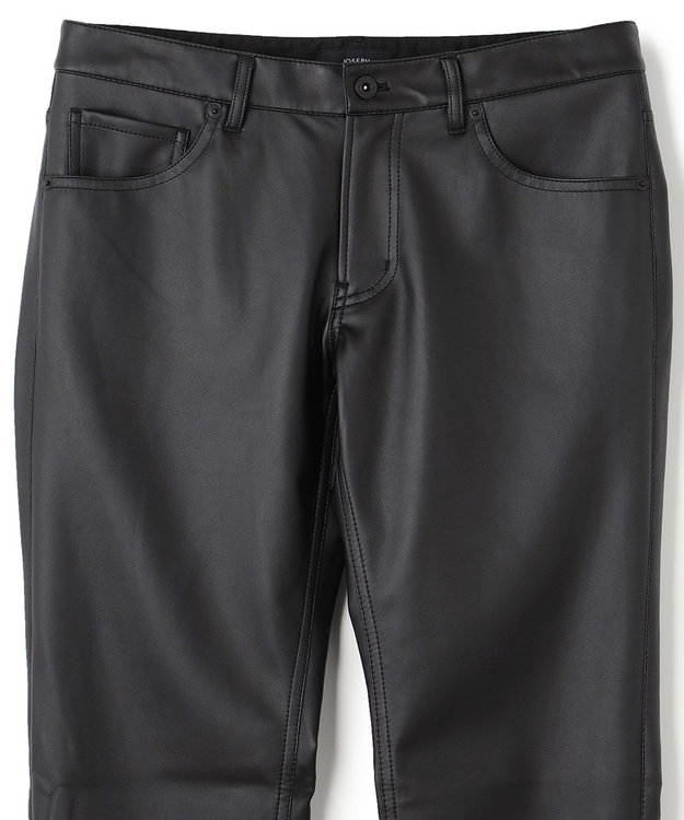 JOSEPH HOMME 【感動的な滑らかさと弾力】シンセティックレザー / CIGAR 5P ブラック系