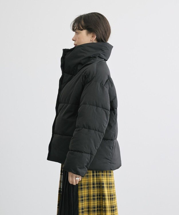 AMERICAN HOLIC リサイクル軽ポカ撥水加工スタンドショートコート Black