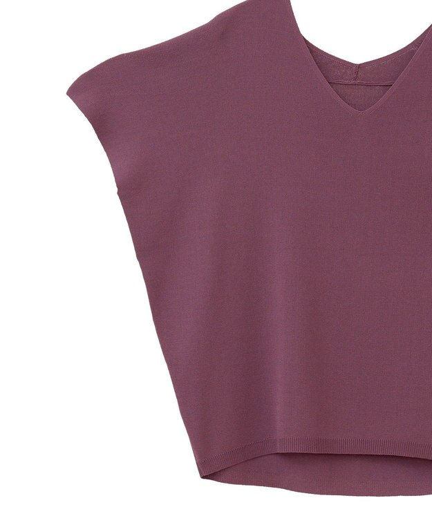 YECCA VECCA Vネックドルマンニット Camel