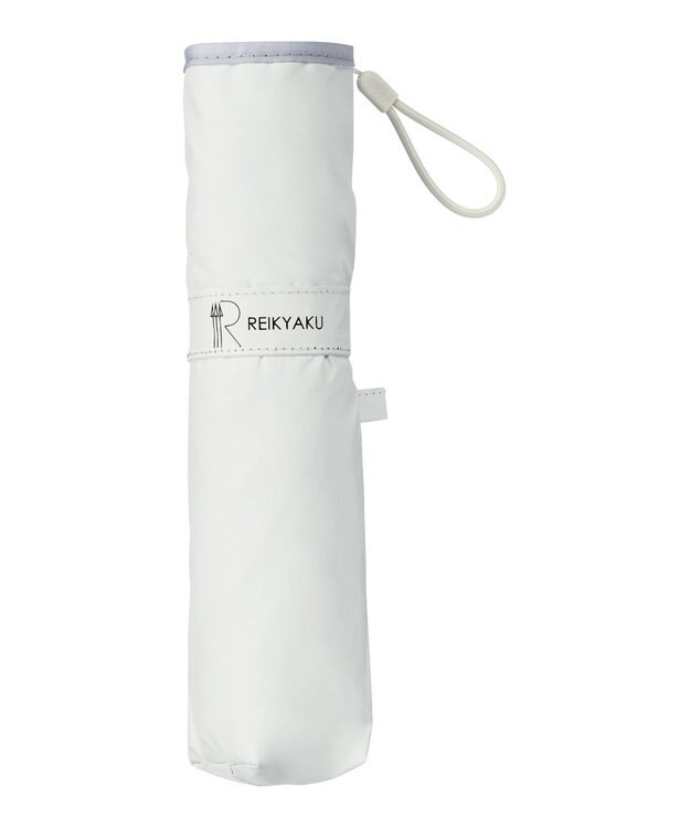 MOONBAT 【世界初の放射冷却素材】REIKYAKUパラソル ラディクール 折りたたみ傘 50㎝ 晴雨兼用 日傘 遮光100％ UV100％ 遮熱 ライトグレー