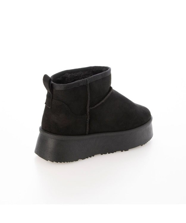 ing <ing>【WEB限定】ボリュームソールムートンブーツ ブラック