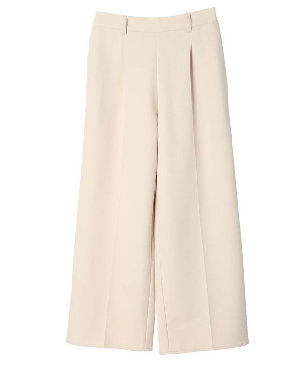 Green Parks きれいシルエットワイドパンツ Ecru