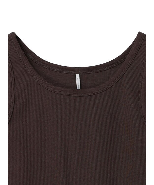 AMERICAN HOLIC Ｄａｉｌｙ！　テレコタンクトップ1 Brown