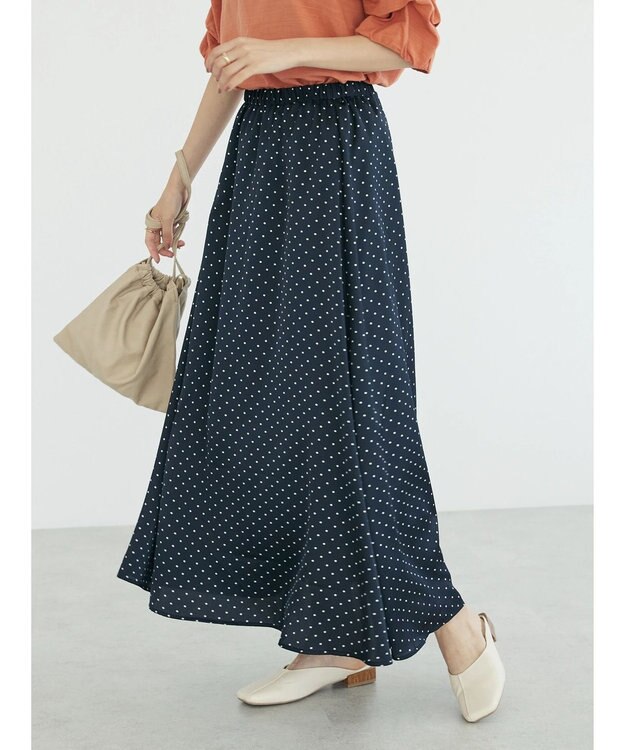 CRAFT STANDARD BOUTIQUE 柄マーメイドスカート Dot