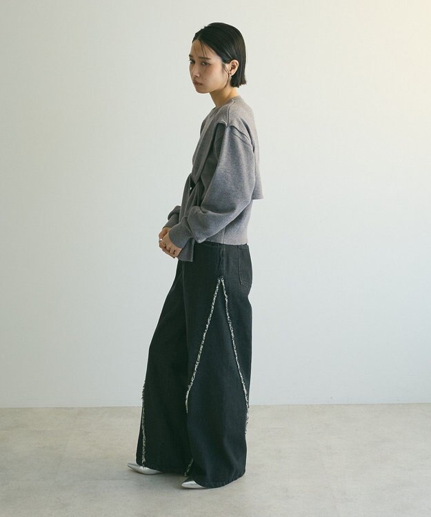 Green Parks armonia．ツイストレイヤードプルオーバー Gray