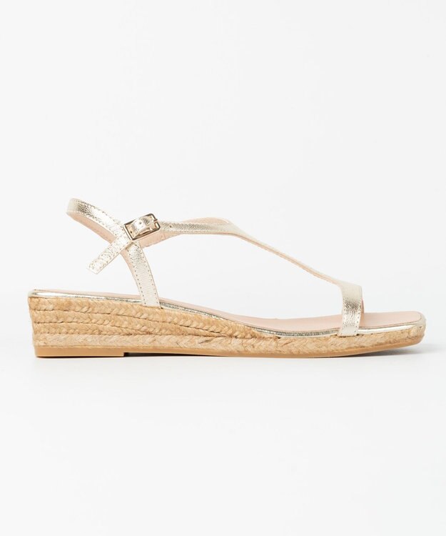 gaimo 【GAIMO/ガイモ】スクエアトゥストラップサンダル/ANDREI-US ゴールド