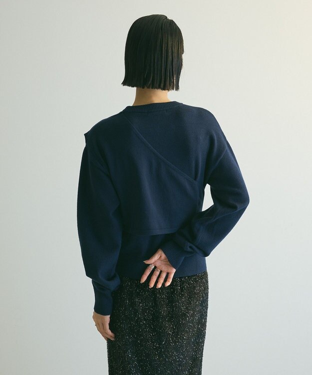 Green Parks armonia．ツイストレイヤードプルオーバー Navy