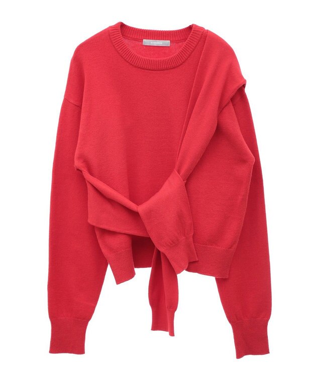 Green Parks armonia．ツイストレイヤードプルオーバー Red