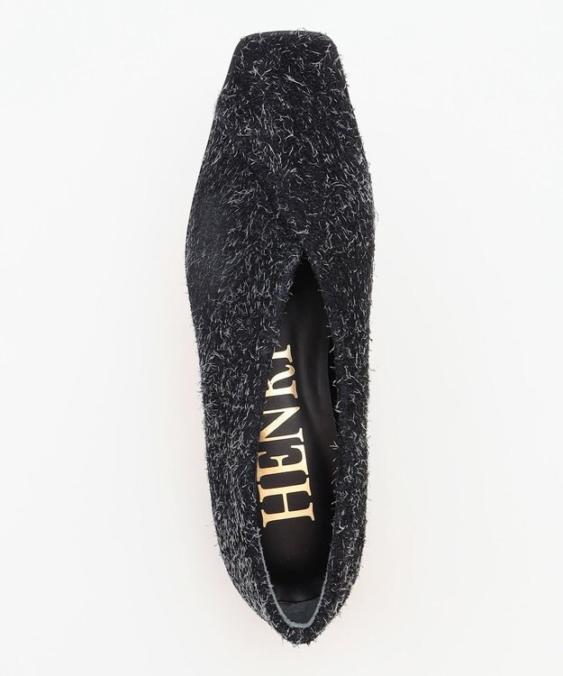 BEIGE， 【一部店舗限定】HENRI EN VARGO / SOPHIA スクエアファートゥシューズ Black