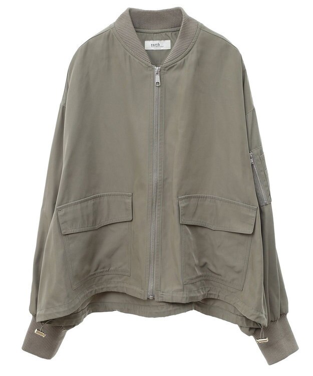 earth music&ecology アウトポケットＭＡ－１ Khaki