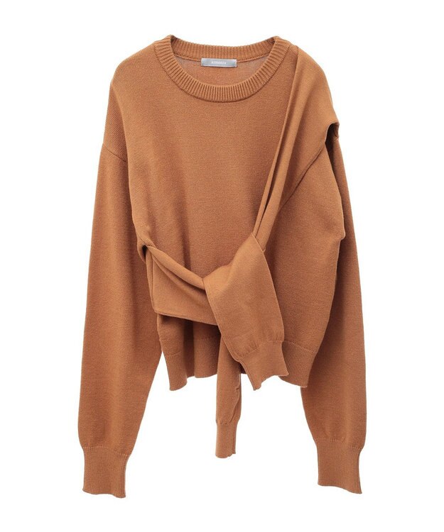 Green Parks armonia．ツイストレイヤードプルオーバー Camel