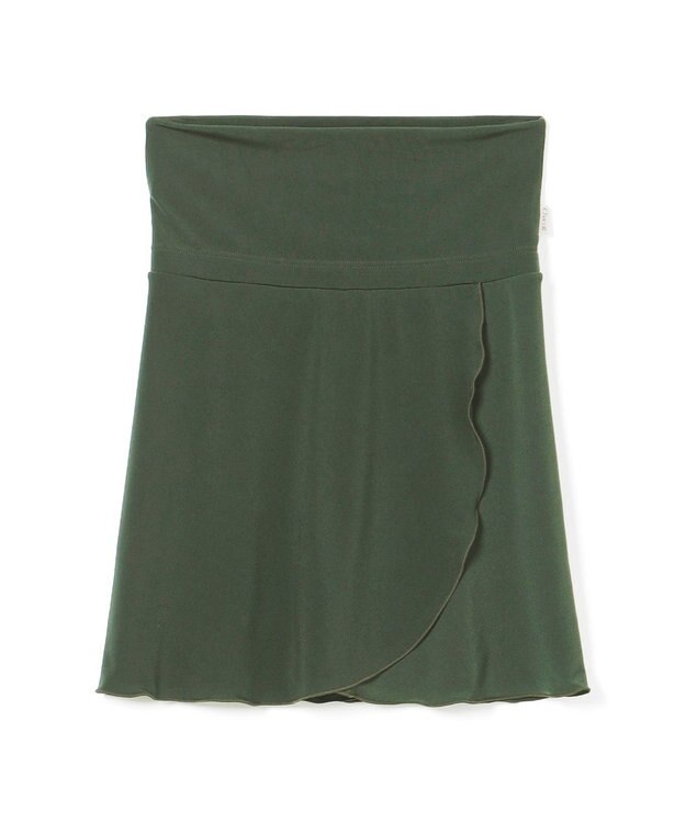 Chacott ショートスパッツ付スカート ボトルグリーン