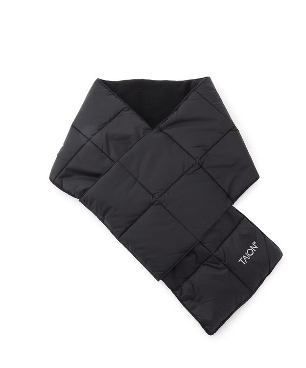 UNFILO TAION ベーシック ダウンスカーフ(UNISEX) ブラック