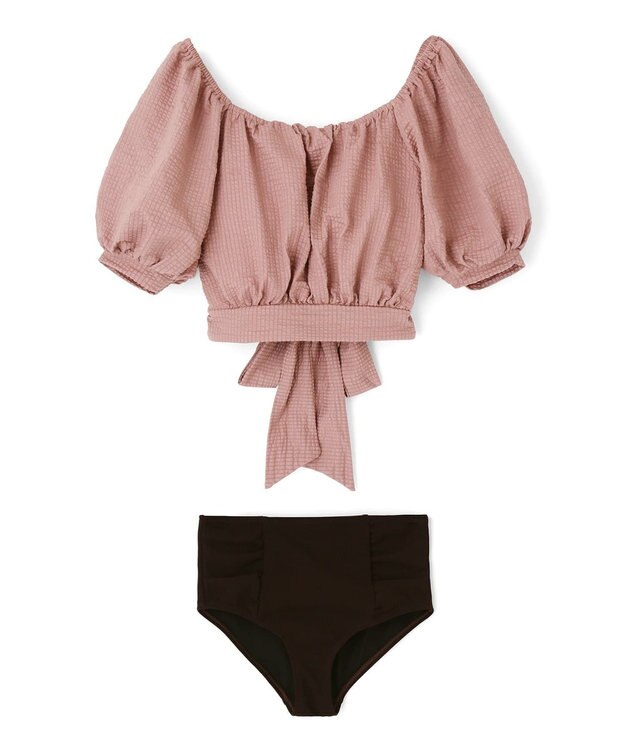 San-ai Resort（三愛水着楽園） WEB限定　3点セット水着　7号、9号、11号【BeachQueen(ビーチクイーン）】 ピンク