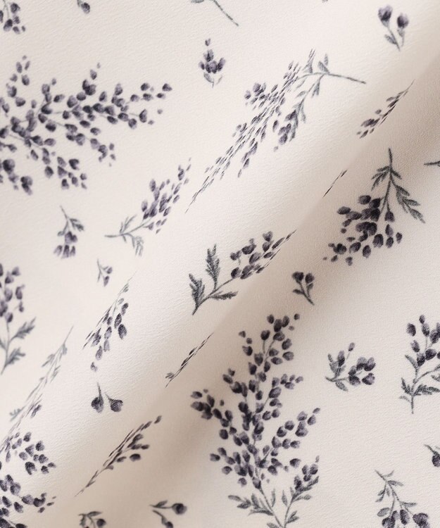 ANY SIS 【洗える】ミモザプリント ワンピース アイボリー系