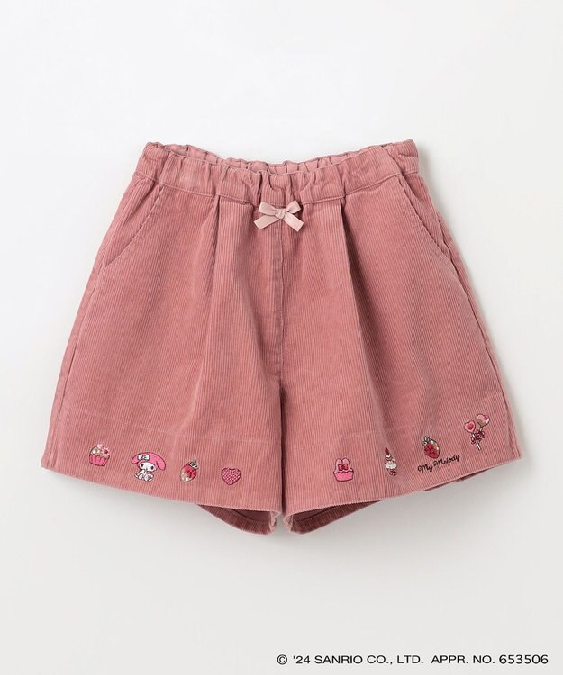 ANY KIDS 【any FAM×サンリオキャラクターズ】コーデュロイキュロット ピンク×マイメロディ