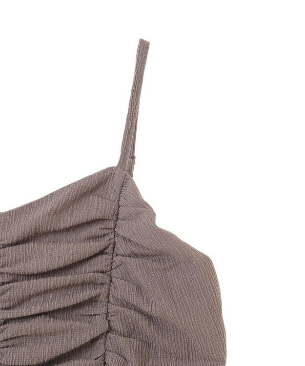 earth music&ecology シャーリングキャミロンパース Mocha