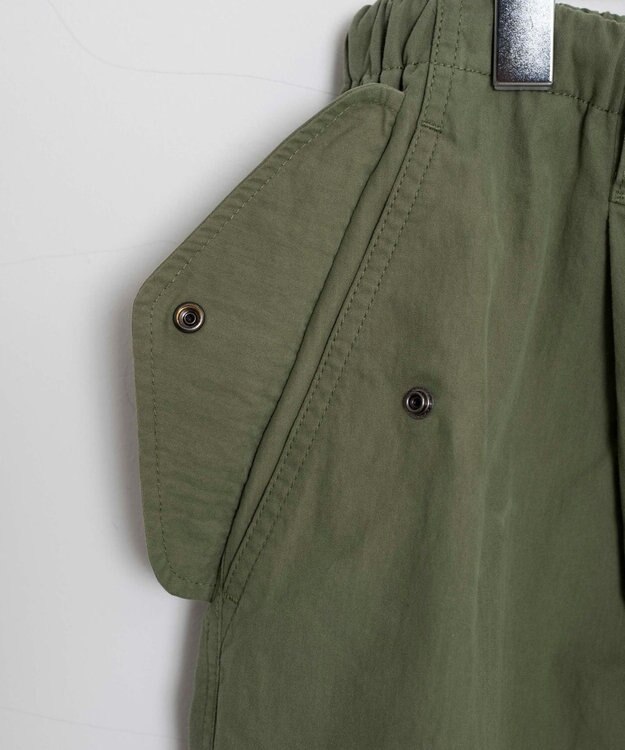 WEGO サイドスリットパラシュートパンツ カーキ