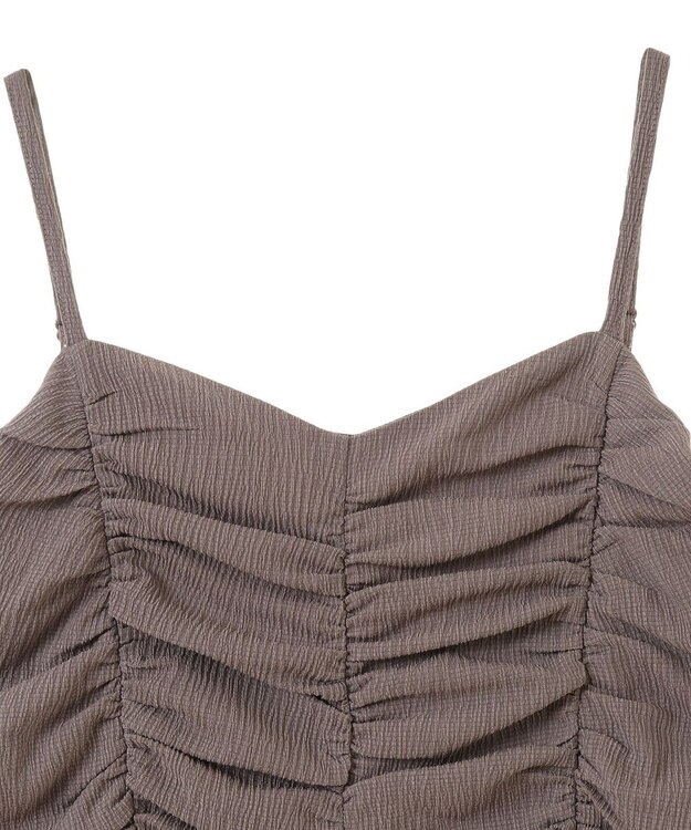 earth music&ecology シャーリングキャミロンパース Mocha