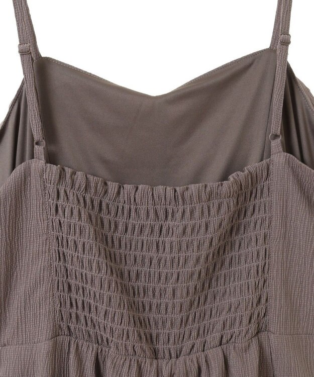 earth music&ecology シャーリングキャミロンパース Mocha