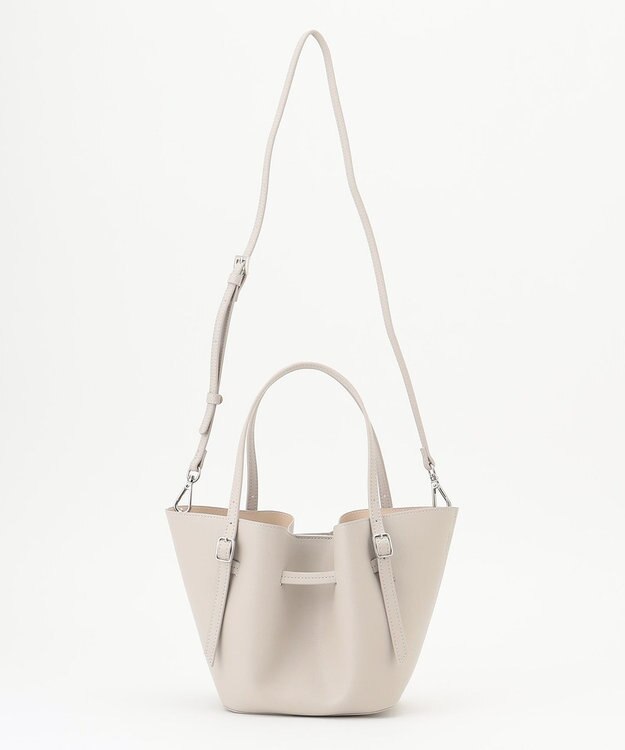 ICB メタルバックルミニトート トープ系