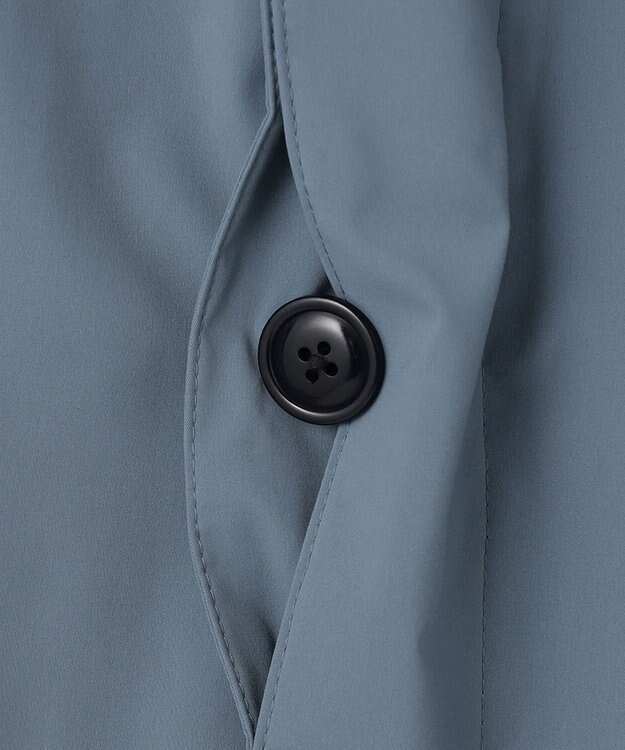 J.PRESS MEN テクニカルライトポプリン ドレスカーコート サックスブルー系