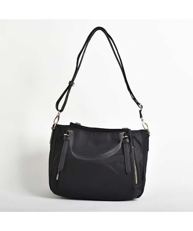 LA BAGAGERIE 【MONICA】ナイロン2WAYトートバッグ Sサイズ ブラック