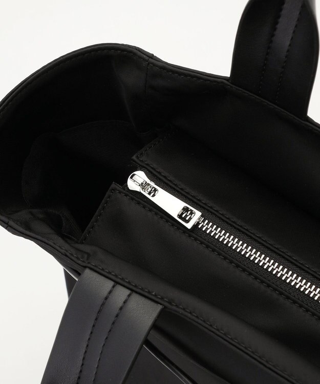 ICB 【A4サイズ収納可】ベルトバックルトート ブラック