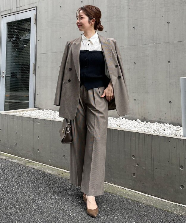 UNFILO ニットビスチェ ブラック