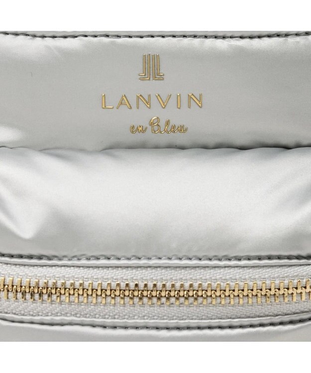 LANVIN en Bleu ボンボン 2wayミニショルダーバッグ シルバー