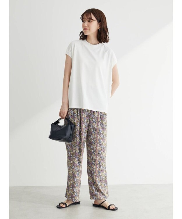 Green Parks ・ＳＵＧＡＲ　ＳＰＯＯＮ　ハイネックフレンチＴシャツ Off White