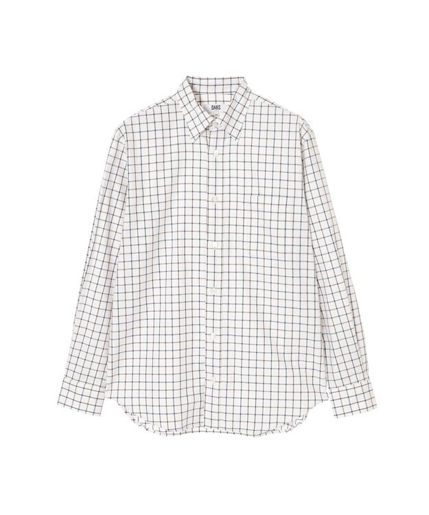 DAKS SIDGRAS ポプリンタッタソールシャツ ブルー