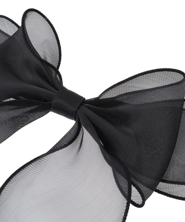 Green Parks ・ＨＡＬＦ　ＴＩＭＥ　ビッグリボンバレッタ Black