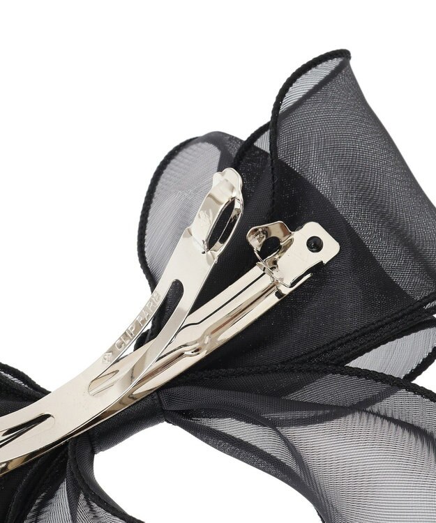 Green Parks ・ＨＡＬＦ　ＴＩＭＥ　ビッグリボンバレッタ Black