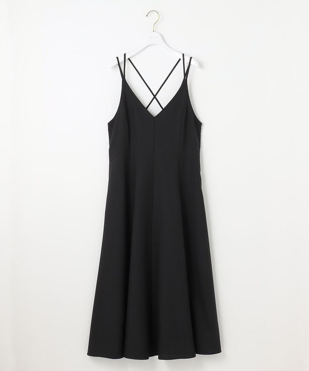 ANY SIS 【洗える】フレアキャミソール ワンピース ブラック