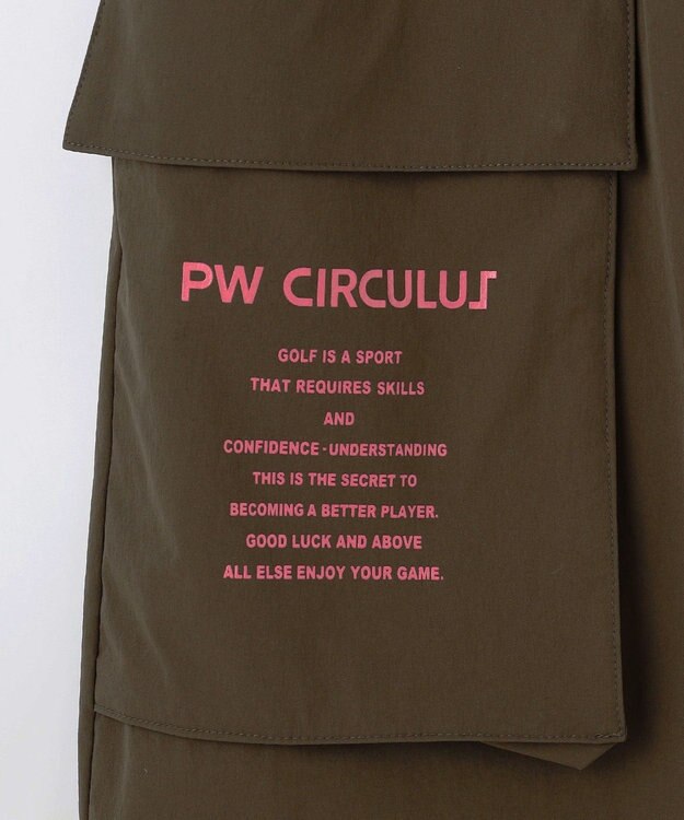 PW CIRCULUS 【撥水加工/軽量/ストレッチ】【WOMEN】ビッグポケット スカート ダークブラウン系