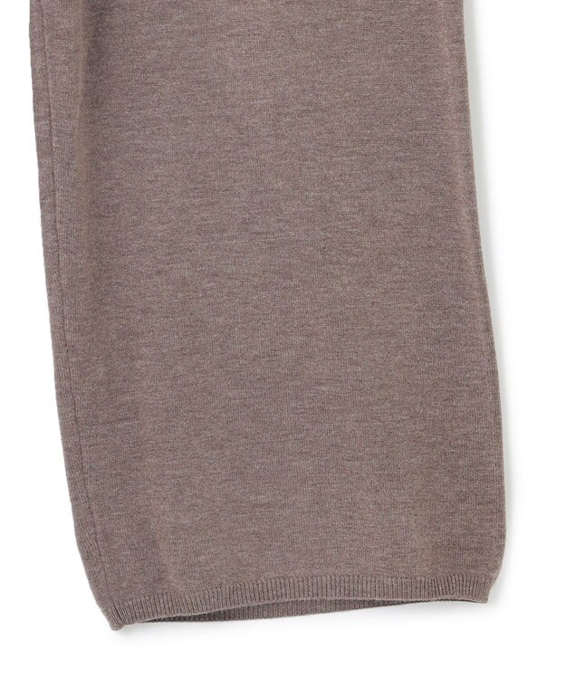 J.PRESS YORK STREET 【WOMEN】ANTI PILLING WOOL ニットワイドパンツ ブラウン系